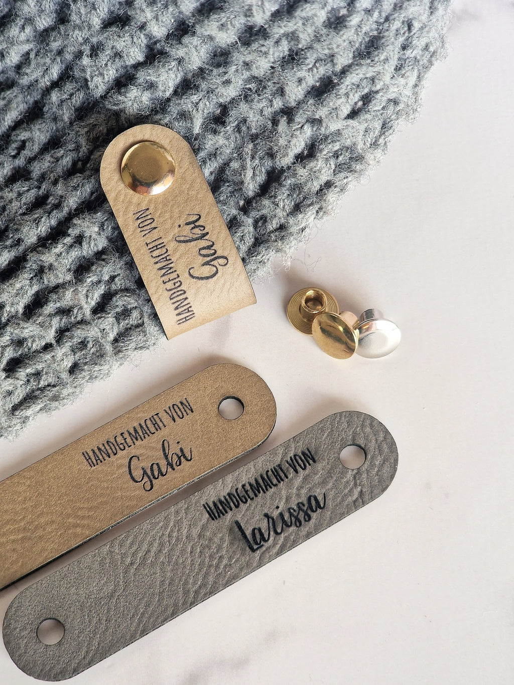 Falt-Labels 2Go | Motiv: Handgemacht