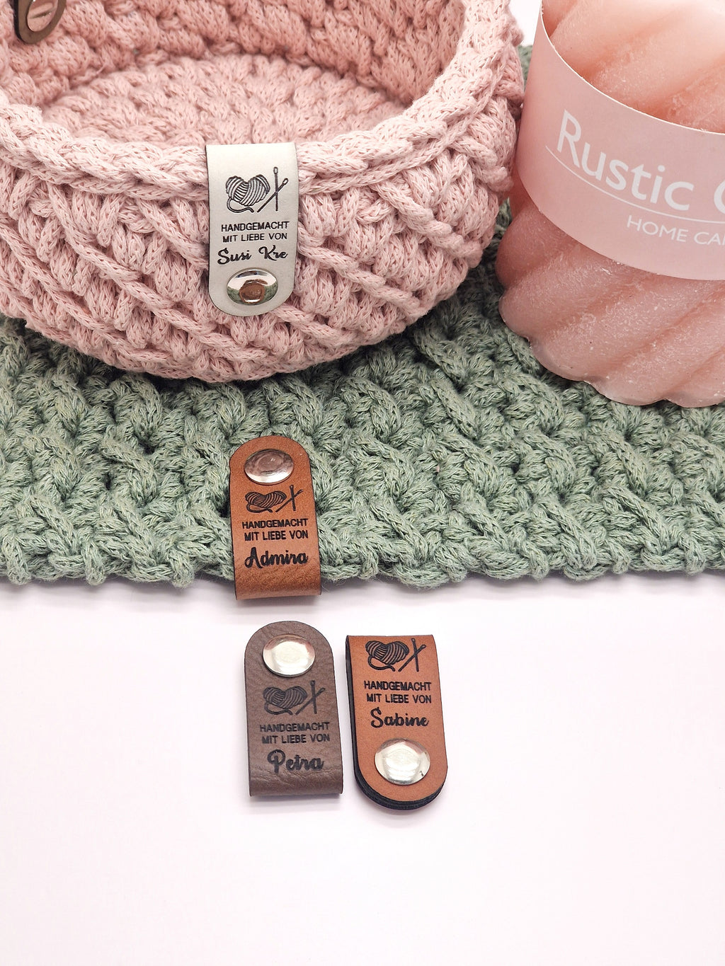 Falt-Labels 2Go | Motiv: StrickLiebe