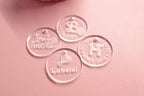 Runde Hangtags aus Acryl | Personalisiert