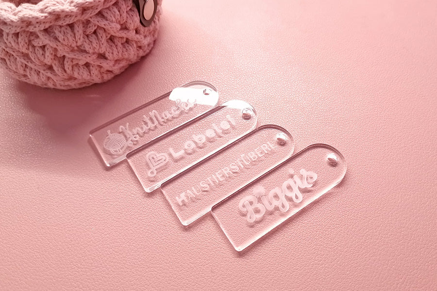 Hangtags aus Acryl | Personalisiert