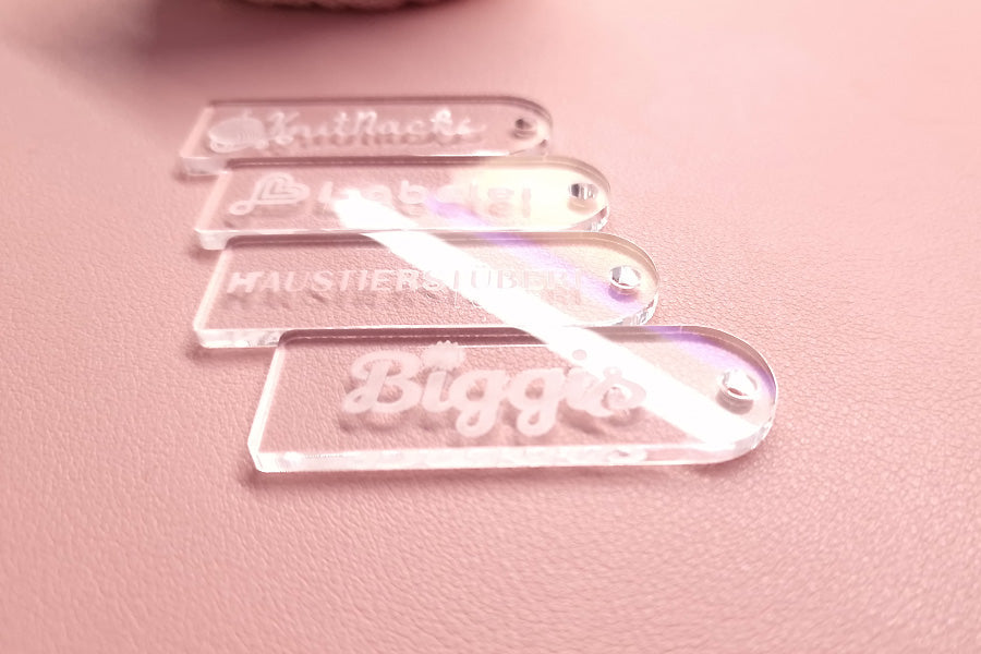 Hangtags aus Acryl | Personalisiert