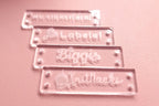 Labels aus Acryl | Personalisiert