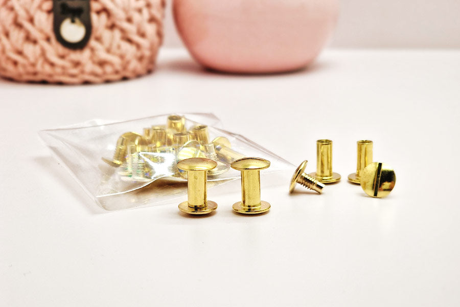 Chicagoschrauben GOLD | verschiedene Größen