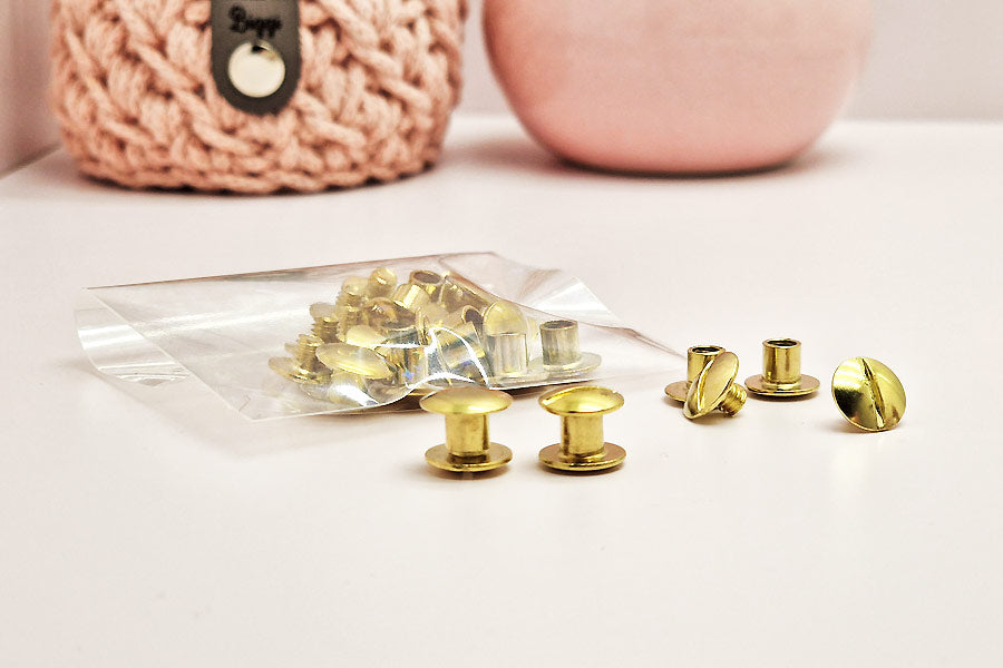 Chicagoschrauben GOLD | verschiedene Größen