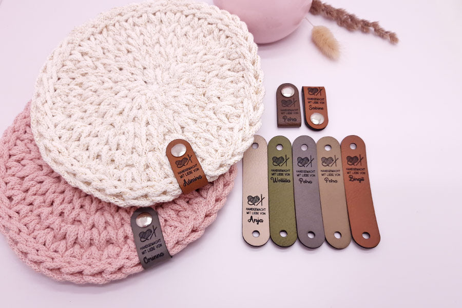 Falt-Labels 2Go | Motiv: StrickLiebe