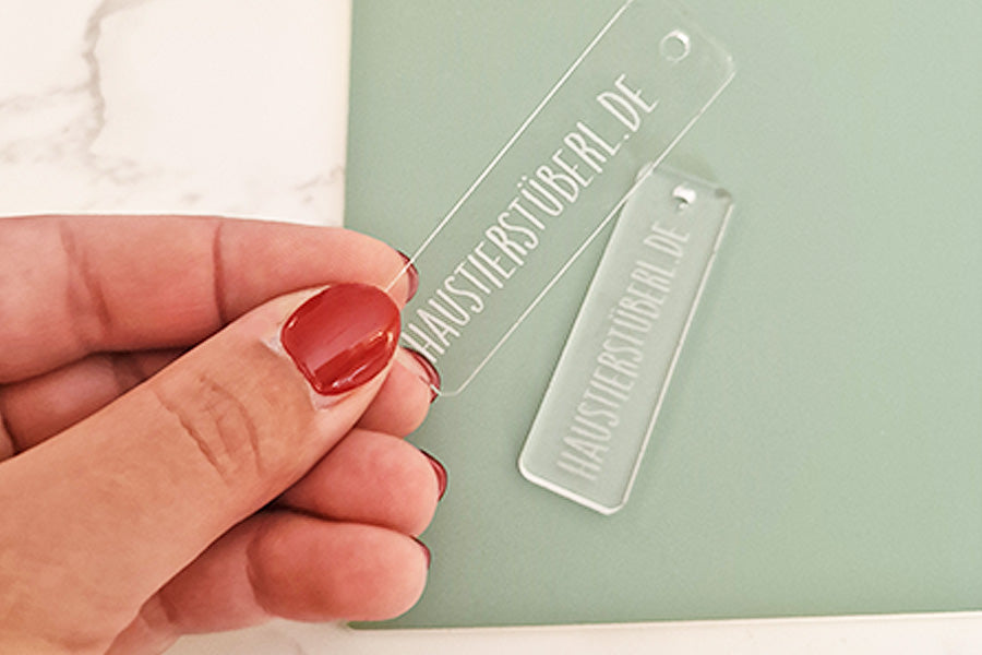 Hangtags aus Acryl | Personalisiert