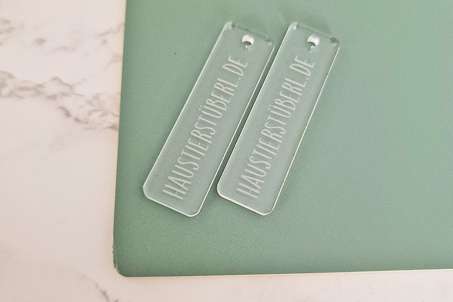 Hangtags aus Acryl | Personalisiert