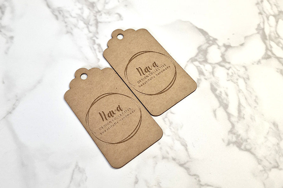 Hangtags aus Kraftpapier | Personalisiert
