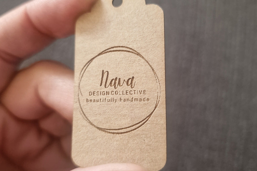 Hangtags aus Kraftpapier | Personalisiert