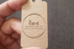 Hangtags aus Kraftpapier | Personalisiert
