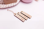 Hangtags aus Holz | Personalisiert
