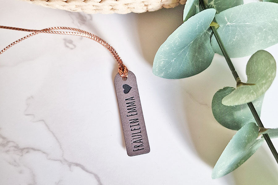 Hangtags aus Leder | Personalisiert