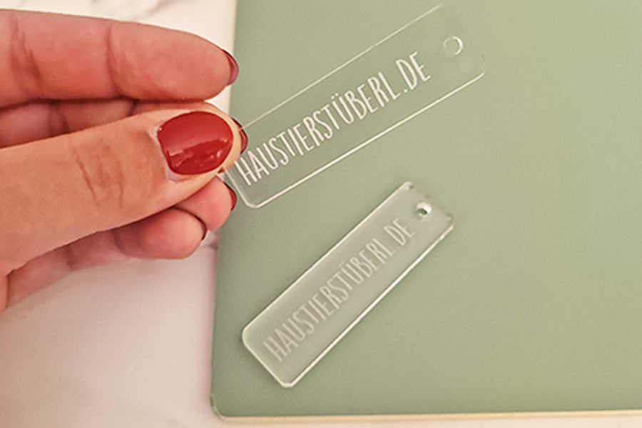 Hangtags aus Acryl | Personalisiert