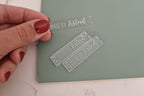 Labels aus Acryl | Personalisiert