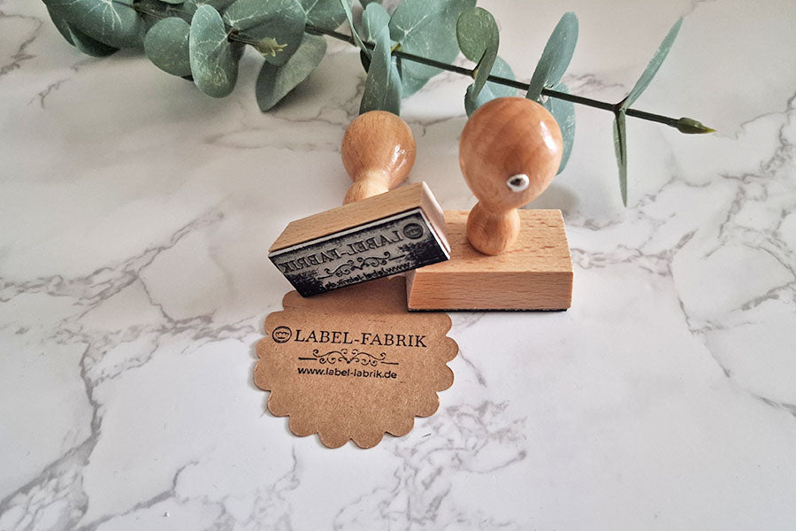 Logostempel Eckig