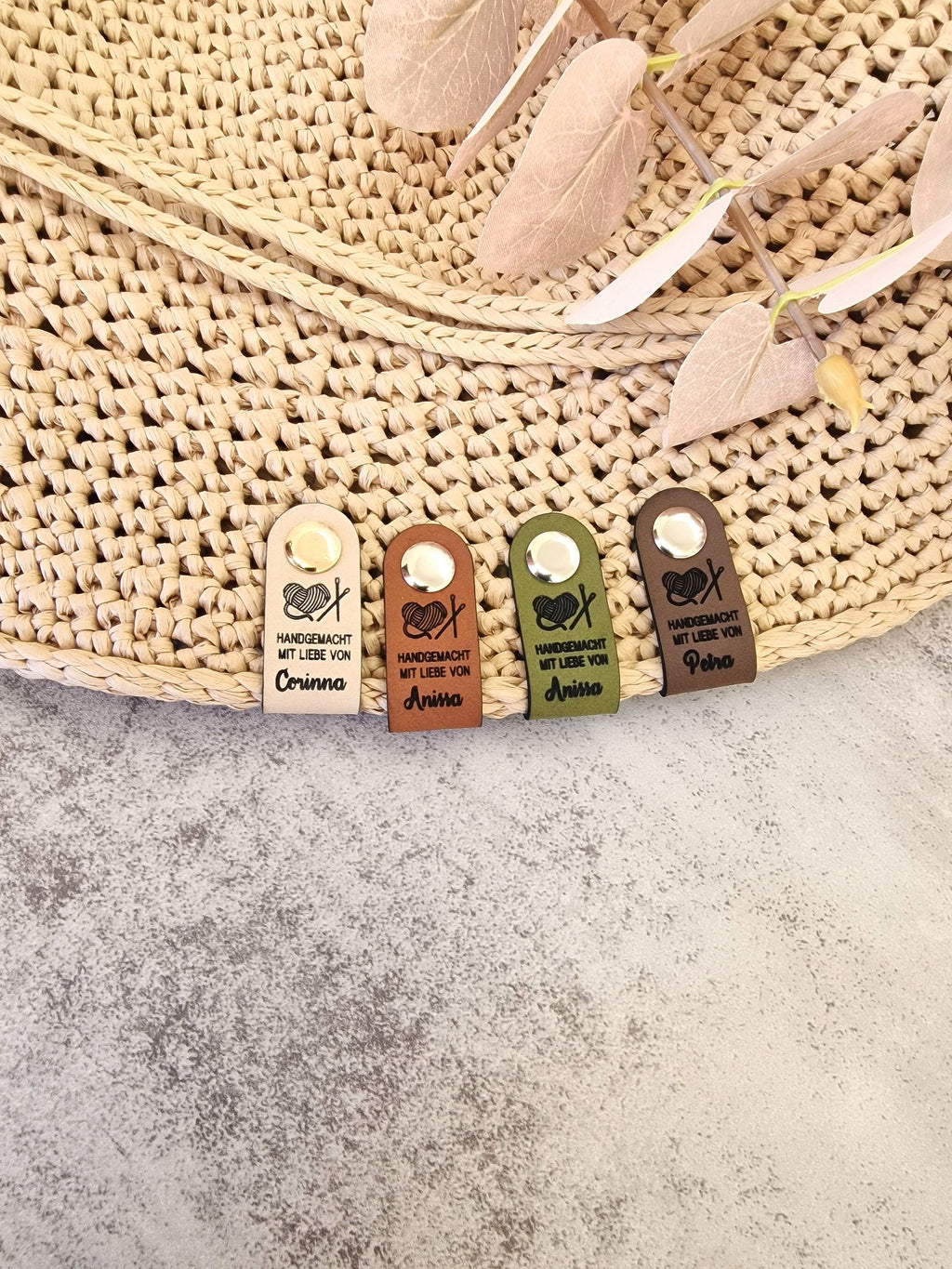 Falt-Labels 2Go | Motiv: StrickLiebe