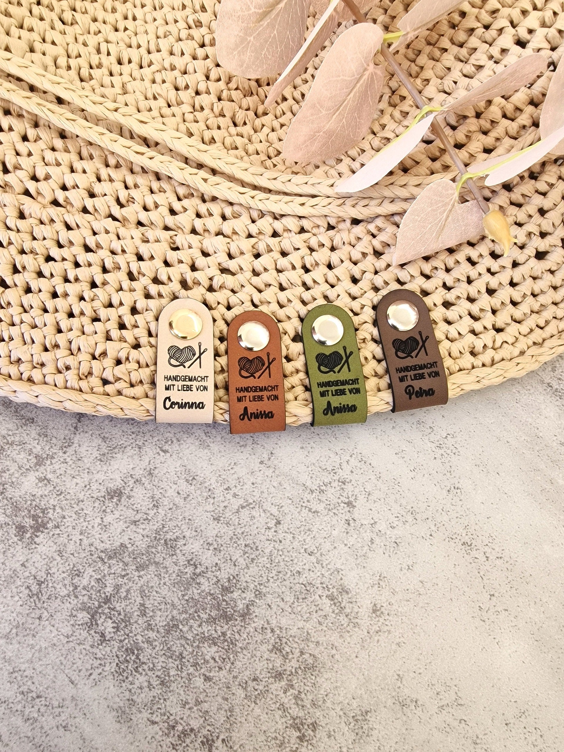 Falt-Labels 2Go | Motiv: StrickLiebe